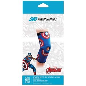 NWT✨ DONJOY Marvel Captain America Neoprene Knee Sleeve w Patella Donut